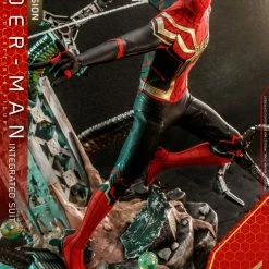 Maybang's Collectibles Hot Toys Marvel Spider-Man No Way Home Spider-Man (Integrated Suit) Deluxe Version 1/6 Scale 12