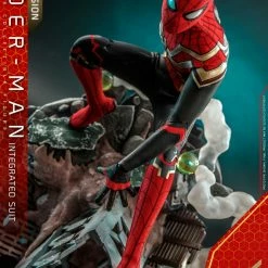 Maybang's Collectibles Hot Toys Marvel Spider-Man No Way Home Spider-Man (Integrated Suit) Deluxe Version 1/6 Scale 12