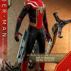 Maybang's Collectibles Hot Toys Marvel Spider-Man No Way Home Spider-Man (Integrated Suit) Deluxe Version 1/6 Scale 12