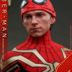 Maybang's Collectibles Hot Toys Marvel Spider-Man No Way Home Spider-Man (Integrated Suit) Deluxe Version 1/6 Scale 12