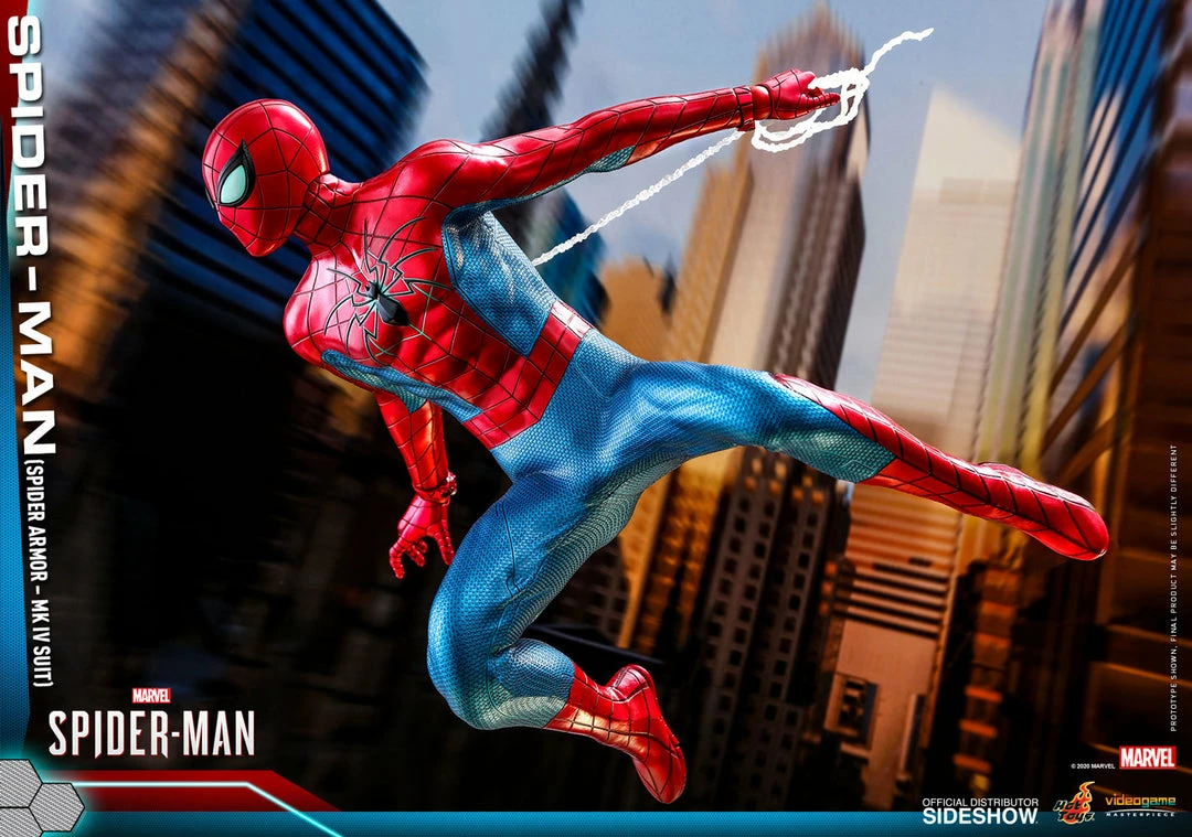 Maybang's Collectibles Hot Toys Marvel Spider-Man Game Spider-Man (Spider Armor - MK IV Suit) 1/6 Scale 12 Action Figure 12 Maybang's Collectibles Hot Toys Marvel Spider-Man Game Spider-Man (Spider Armor - MK IV Suit) 1/6 Scale 12 Action Figure