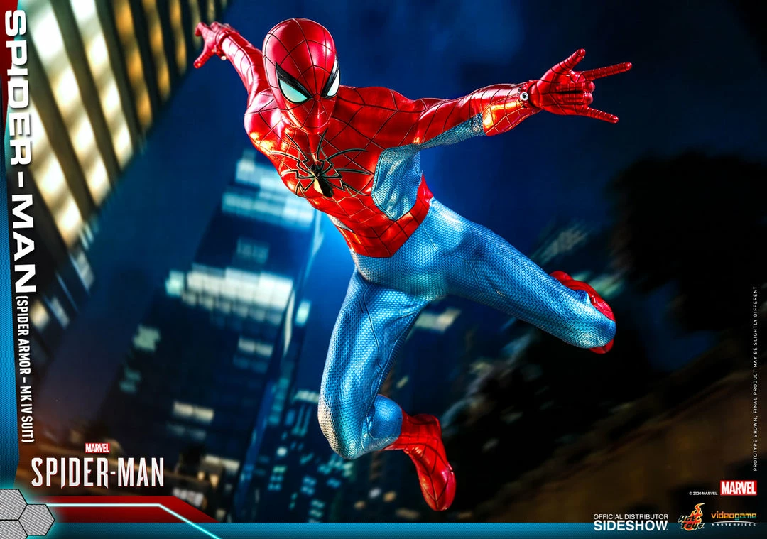 Maybang's Collectibles Hot Toys Marvel Spider-Man Game Spider-Man (Spider Armor - MK IV Suit) 1/6 Scale 12 Action Figure 13 Maybang's Collectibles Hot Toys Marvel Spider-Man Game Spider-Man (Spider Armor - MK IV Suit) 1/6 Scale 12 Action Figure