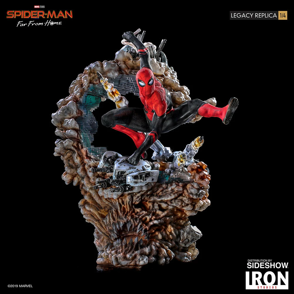Maybang's Collectibles Iron Studios Marvel Spider-Man Far From Home Spider-Man 1/4 Legacy Replica Statue 17 Maybang's Collectibles Iron Studios Marvel Spider-Man Far From Home Spider-Man 1/4 Legacy Replica Statue