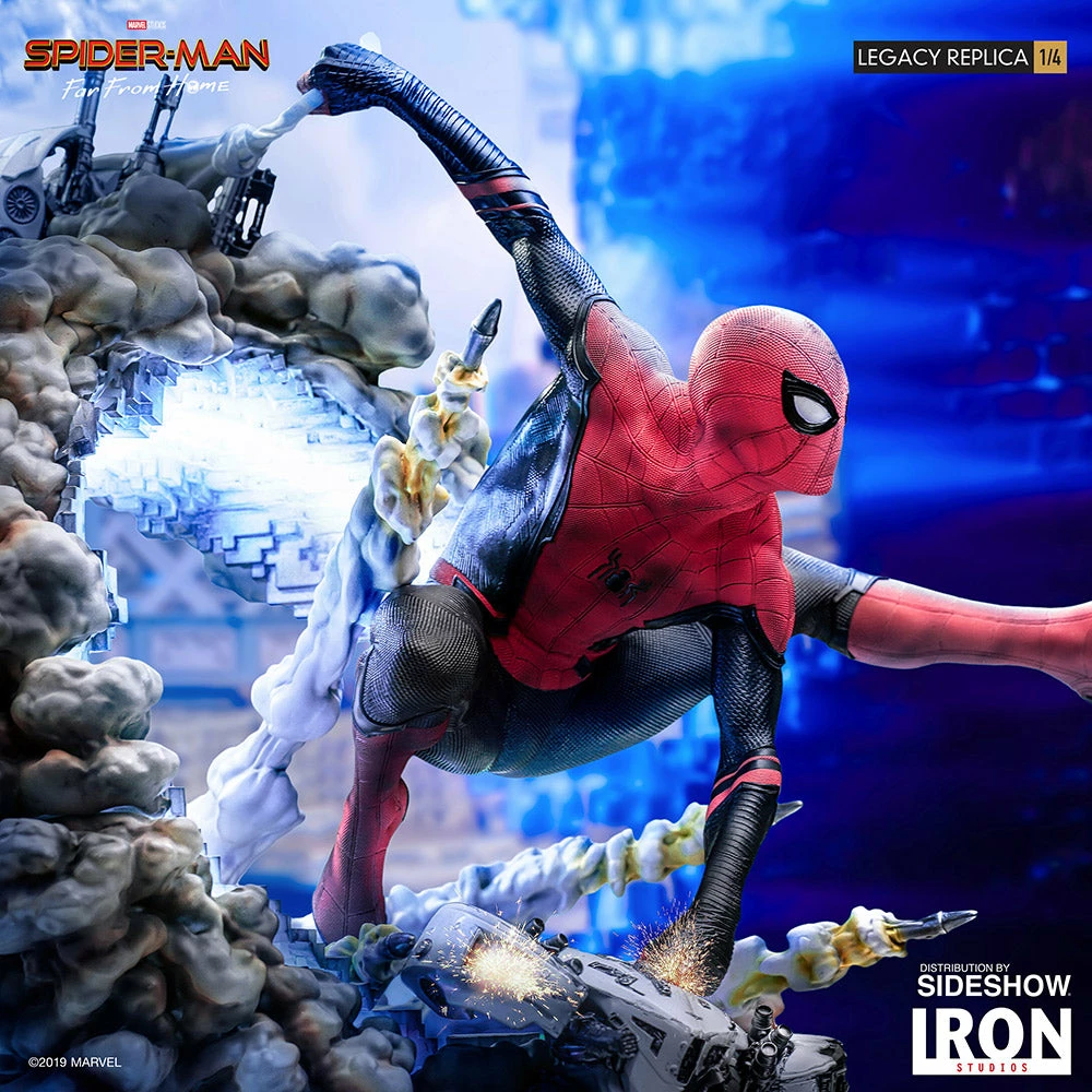 Maybang's Collectibles Iron Studios Marvel Spider-Man Far From Home Spider-Man 1/4 Legacy Replica Statue 19 Maybang's Collectibles Iron Studios Marvel Spider-Man Far From Home Spider-Man 1/4 Legacy Replica Statue