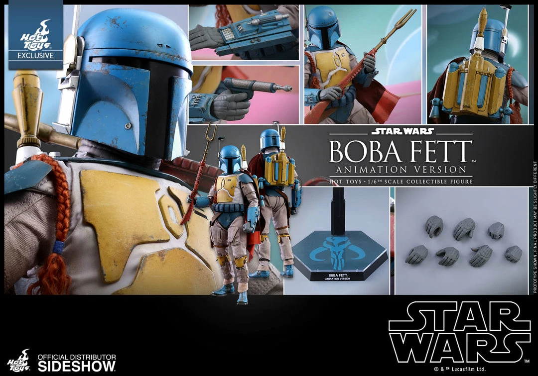 Vendor-unknown Hot Toys Star Wars Boba Fett (Animation Version) 1/6 Scale 12" Figure 17 Vendor-unknown Hot Toys Star Wars Boba Fett (Animation Version) 1/6 Scale 12" Figure