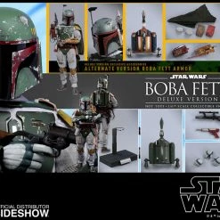 Vendor-unknown Hot Toys Star Wars Episode V: The Empire Strikes Back Boba Fett (Deluxe Version) 1/6 Scale Figure