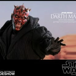 Maybang's Collectibles Hot Toys Star Wars Episode I The Phantom Menace Darth Maul With Sith Speeder DX 1/6 Scale Figure Set