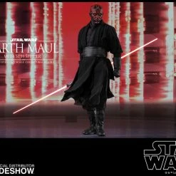 Maybang's Collectibles Hot Toys Star Wars Episode I The Phantom Menace Darth Maul With Sith Speeder DX 1/6 Scale Figure Set