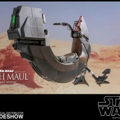 Maybang's Collectibles Hot Toys Star Wars Episode I The Phantom Menace Darth Maul With Sith Speeder DX 1/6 Scale Figure Set