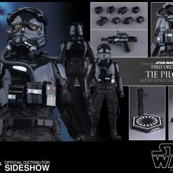 Vendor-unknown Hot Toys Star Wars Episode VII The Force Awakens First Order Tie Fighter Pilot 1/6 Scale 12" Figure 25 Vendor-unknown Hot Toys Star Wars Episode VII The Force Awakens First Order Tie Fighter Pilot 1/6 Scale 12