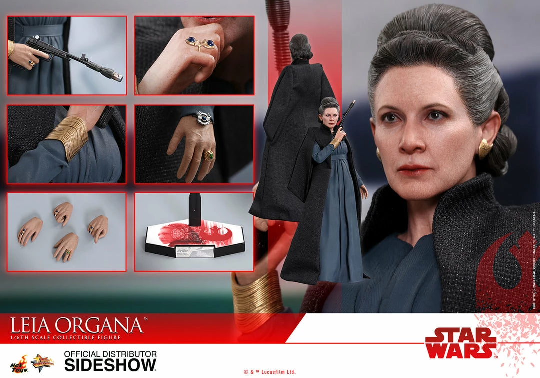 Vendor-unknown Hot Toys Star Wars: The Last Jedi Leia Organa 1/6 Scale Figure 15 Vendor-unknown Hot Toys Star Wars: The Last Jedi Leia Organa 1/6 Scale Figure