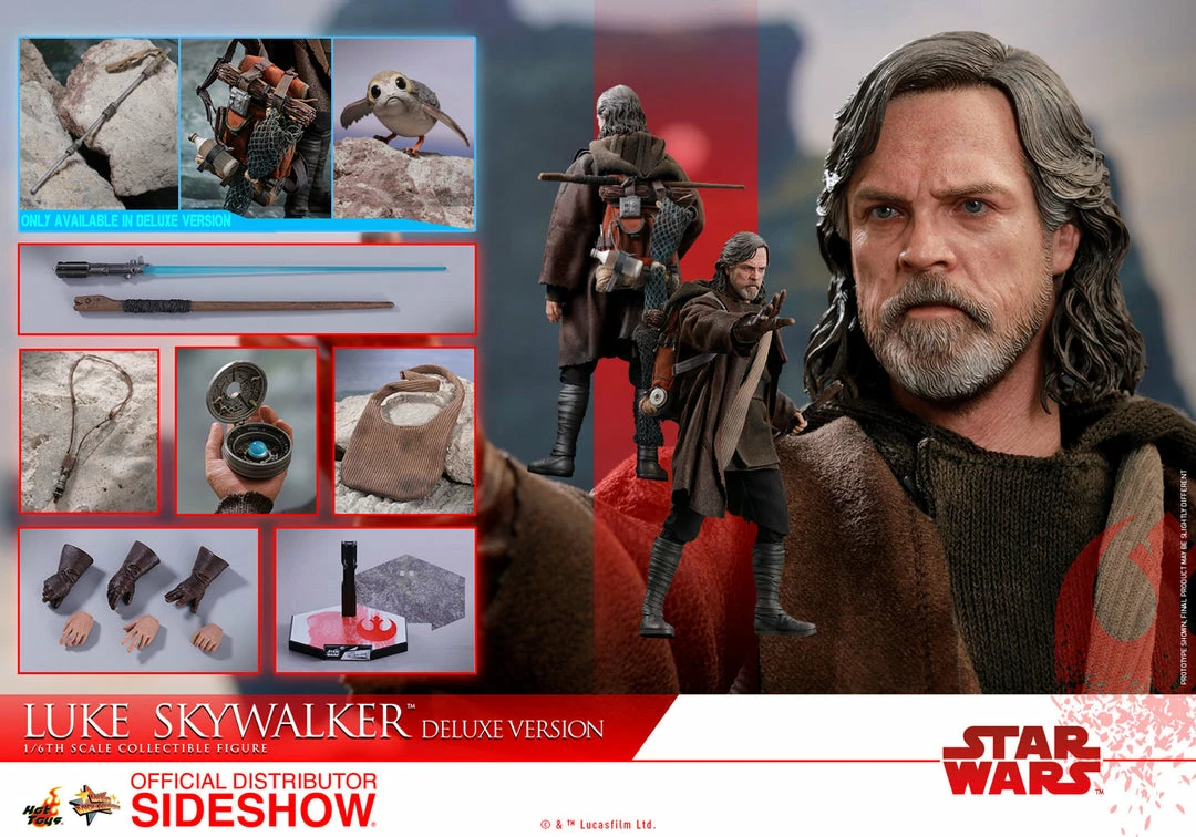 Vendor-unknown Hot Toys Star Wars: The Last Jedi Luke Skywalker (Deluxe Version) 1/6 Scale 12" Figure 17 Vendor-unknown Hot Toys Star Wars: The Last Jedi Luke Skywalker (Deluxe Version) 1/6 Scale 12" Figure