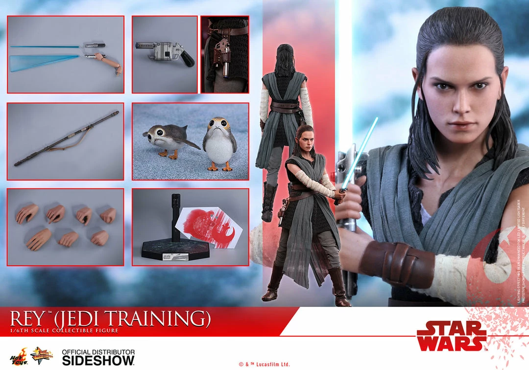 Vendor-unknown Hot Toys Star Wars Episode VIII The Last Jedi Rey (Jedi Training) 1/6 Scale Figure 21 Vendor-unknown Hot Toys Star Wars Episode VIII The Last Jedi Rey (Jedi Training) 1/6 Scale Figure