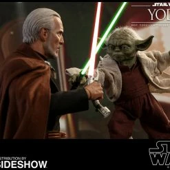 Maybang's Collectibles Hot Toys Star Wars Episode II Attack Of The Clones Master Yoda 1/6 Scale Figure