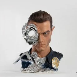 Maybang's Collectibles Others PureArts Terminator 2 T-1000 Art Mask 1:1 Scale Non-Wearable Mask Life Size Bust Statue