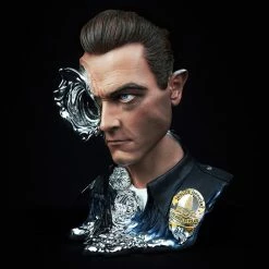Maybang's Collectibles Others PureArts Terminator 2 T-1000 Art Mask 1:1 Scale Non-Wearable Mask Life Size Bust Statue