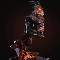 Maybang's Collectibles PureArts T-800 Battle Damaged Life-Size Art Mask