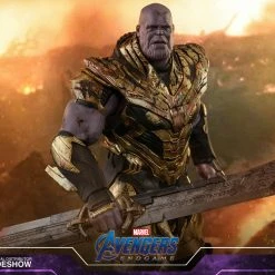 Maybang's Collectibles Hot Toys Marvel Comics Avengers Endgame Thanos (Battle Damaged Version) 1/6 Scale Collectible Figure