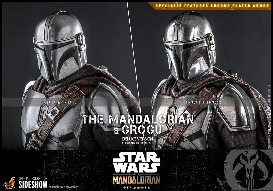 Maybang's Collectibles Hot Toys Star Wars The Mandalorian - Television Masterpiece Series The Mandalorian And Grogu (Deluxe Version) 1/6 Scale 12" Collectible Figure 2 Maybang's Collectibles Hot Toys Star Wars The Mandalorian - Television Masterpiece Series The Mandalorian And Grogu (Deluxe Version) 1/6 Scale 12" Collectible Figure