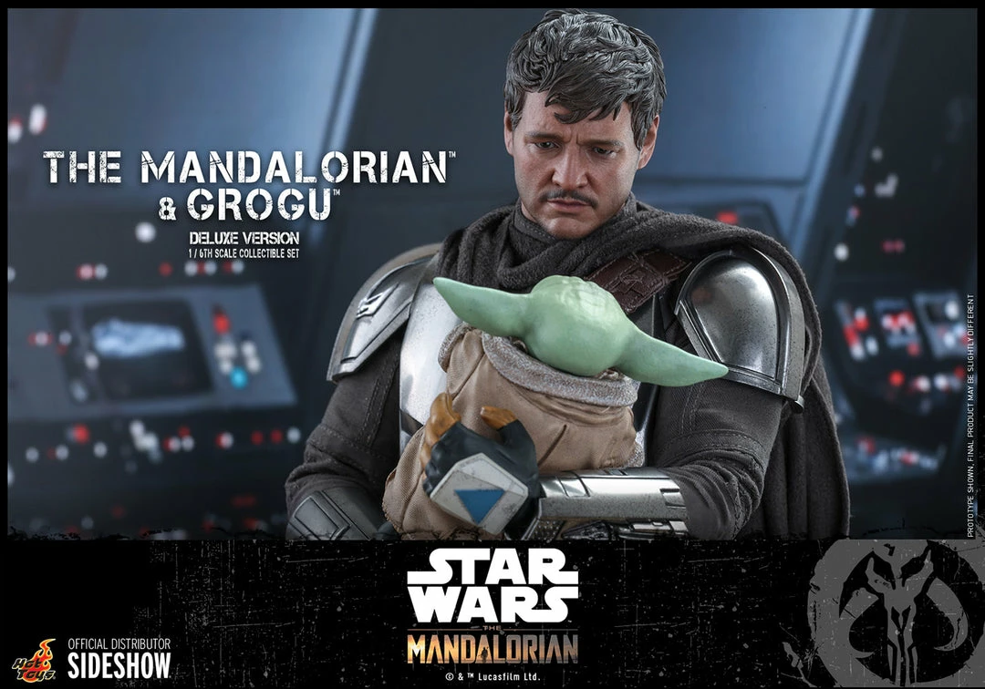 Maybang's Collectibles Hot Toys Star Wars The Mandalorian - Television Masterpiece Series The Mandalorian And Grogu (Deluxe Version) 1/6 Scale 12" Collectible Figure 7 Maybang's Collectibles Hot Toys Star Wars The Mandalorian - Television Masterpiece Series The Mandalorian And Grogu (Deluxe Version) 1/6 Scale 12" Collectible Figure