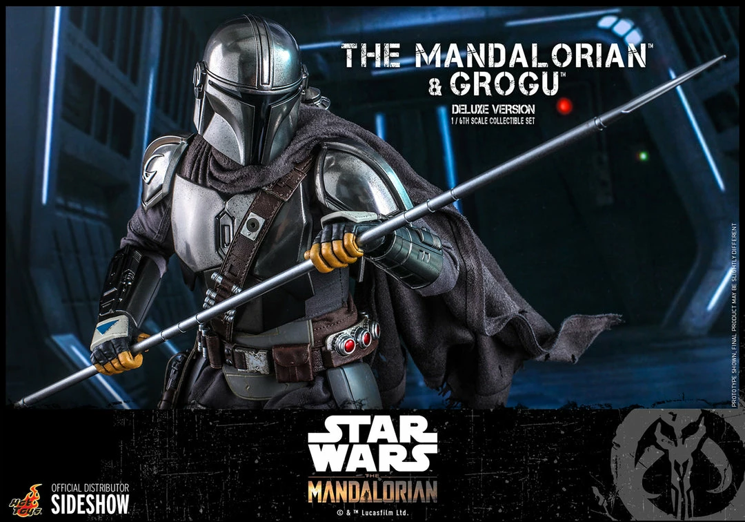 Maybang's Collectibles Hot Toys Star Wars The Mandalorian - Television Masterpiece Series The Mandalorian And Grogu (Deluxe Version) 1/6 Scale 12" Collectible Figure 8 Maybang's Collectibles Hot Toys Star Wars The Mandalorian - Television Masterpiece Series The Mandalorian And Grogu (Deluxe Version) 1/6 Scale 12" Collectible Figure