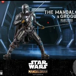 Maybang's Collectibles Hot Toys Star Wars The Mandalorian - Television Masterpiece Series The Mandalorian And Grogu (Deluxe Version) 1/6 Scale 12" Collectible Figure 27 Maybang's Collectibles Hot Toys Star Wars The Mandalorian - Television Masterpiece Series The Mandalorian And Grogu (Deluxe Version) 1/6 Scale 12