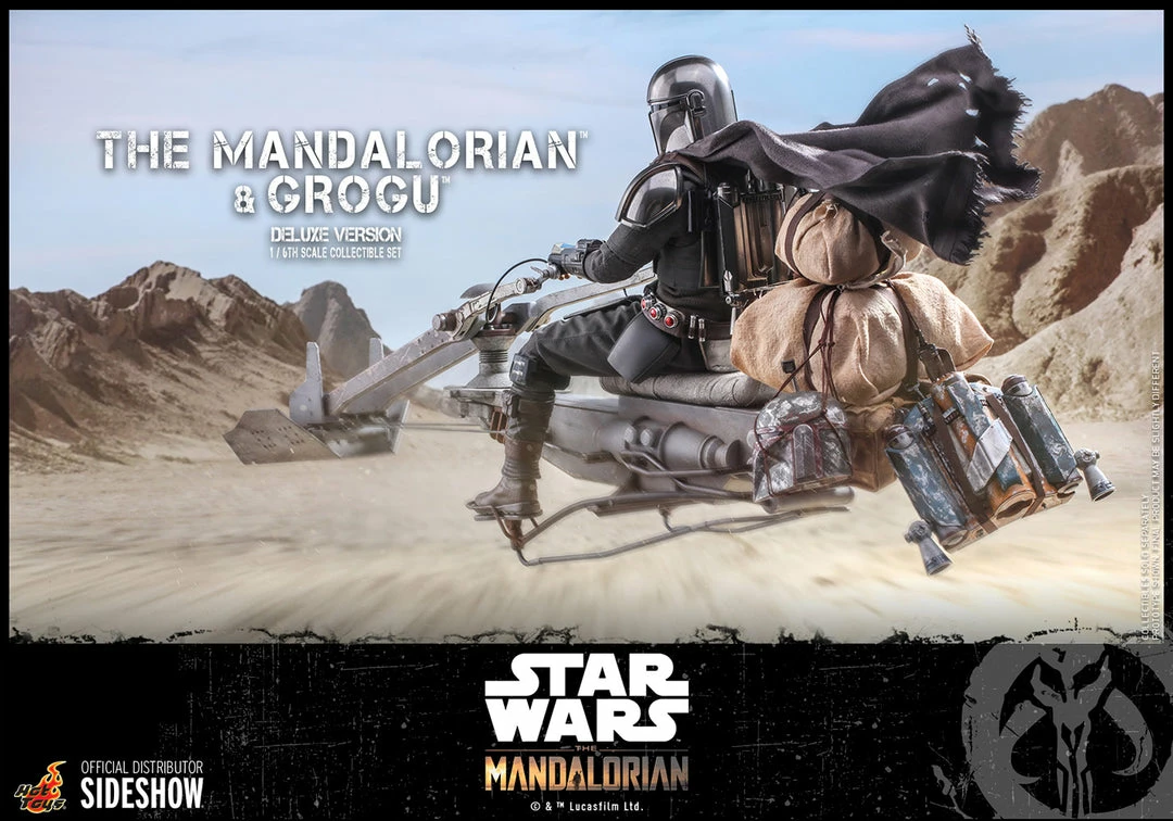 Maybang's Collectibles Hot Toys Star Wars The Mandalorian - Television Masterpiece Series The Mandalorian And Grogu (Deluxe Version) 1/6 Scale 12" Collectible Figure 13 Maybang's Collectibles Hot Toys Star Wars The Mandalorian - Television Masterpiece Series The Mandalorian And Grogu (Deluxe Version) 1/6 Scale 12" Collectible Figure