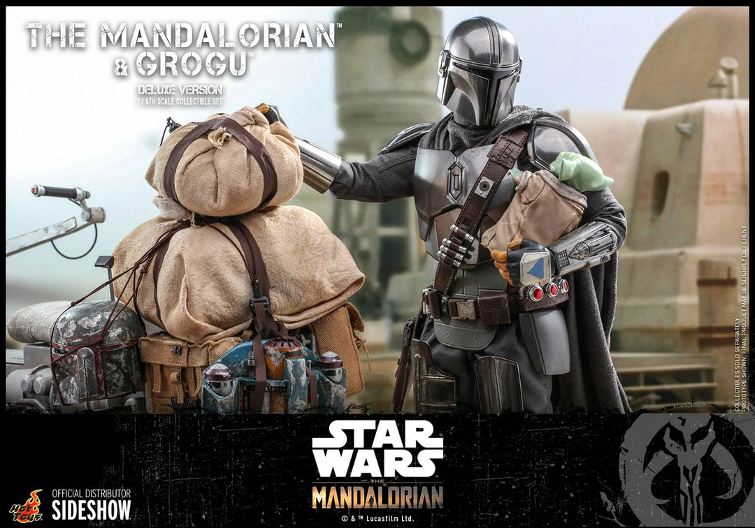 Maybang's Collectibles Hot Toys Star Wars The Mandalorian - Television Masterpiece Series The Mandalorian And Grogu (Deluxe Version) 1/6 Scale 12" Collectible Figure 14 Maybang's Collectibles Hot Toys Star Wars The Mandalorian - Television Masterpiece Series The Mandalorian And Grogu (Deluxe Version) 1/6 Scale 12" Collectible Figure
