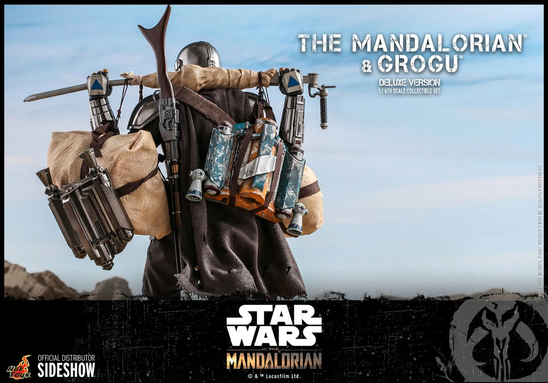 Maybang's Collectibles Hot Toys Star Wars The Mandalorian - Television Masterpiece Series The Mandalorian And Grogu (Deluxe Version) 1/6 Scale 12" Collectible Figure 15 Maybang's Collectibles Hot Toys Star Wars The Mandalorian - Television Masterpiece Series The Mandalorian And Grogu (Deluxe Version) 1/6 Scale 12" Collectible Figure