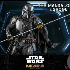 Maybang's Collectibles Hot Toys Star Wars The Mandalorian - Television Masterpiece Series The Mandalorian And Grogu 1/6 Scale 12