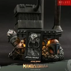 Maybang's Collectibles Hot Toys Star Wars The Mandalorian And The Child (Deluxe Set) 1/4 Quarter Scale Collectible Figure Set