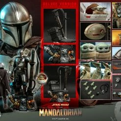 Maybang's Collectibles Hot Toys Star Wars The Mandalorian And The Child (Deluxe Set) 1/4 Quarter Scale Collectible Figure Set