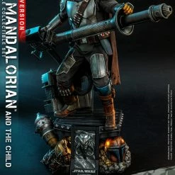Maybang's Collectibles Hot Toys Star Wars The Mandalorian And The Child (Deluxe Set) 1/4 Quarter Scale Collectible Figure Set
