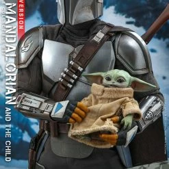 Maybang's Collectibles Hot Toys Star Wars The Mandalorian And The Child (Deluxe Set) 1/4 Quarter Scale Collectible Figure Set