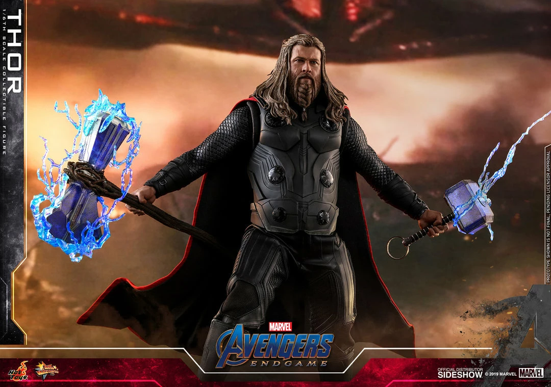 Maybang's Collectibles Hot Toys Marvel Comics Avengers Endgame Thor 1/6 Scale Collectible Figure 1 Maybang's Collectibles Hot Toys Marvel Comics Avengers Endgame Thor 1/6 Scale Collectible Figure