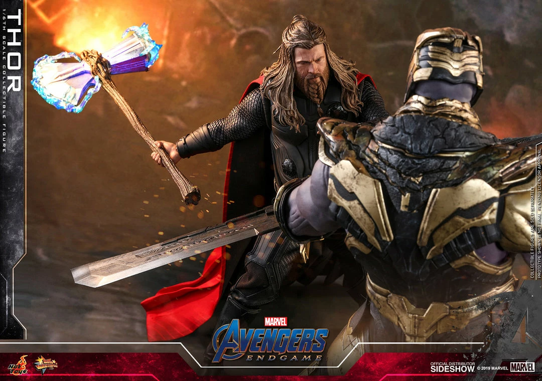 Maybang's Collectibles Hot Toys Marvel Comics Avengers Endgame Thor 1/6 Scale Collectible Figure 15 Maybang's Collectibles Hot Toys Marvel Comics Avengers Endgame Thor 1/6 Scale Collectible Figure