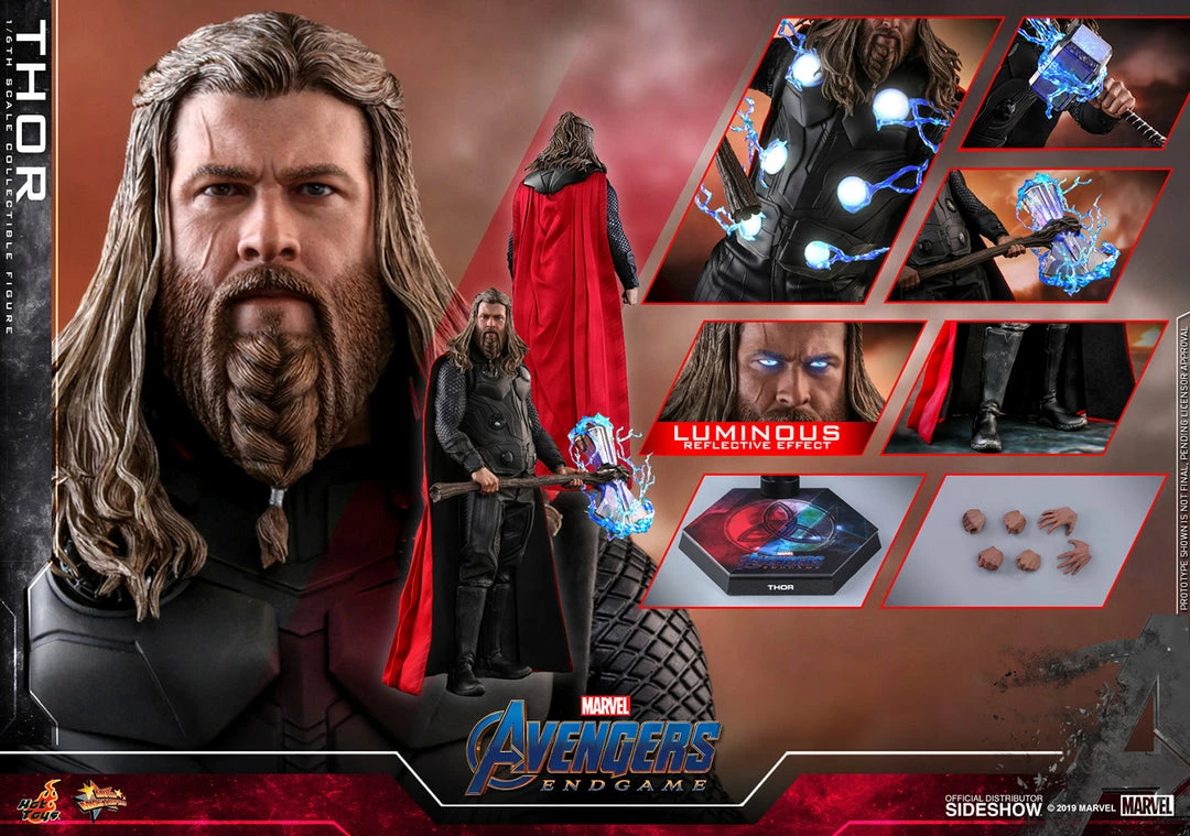 Maybang's Collectibles Hot Toys Marvel Comics Avengers Endgame Thor 1/6 Scale Collectible Figure 20 Maybang's Collectibles Hot Toys Marvel Comics Avengers Endgame Thor 1/6 Scale Collectible Figure