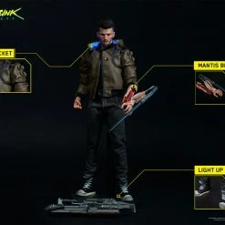 Maybang's Collectibles PureArts Cyberpunk 2077 V Male & Female 1/6 Scale Limited Edition Figure Set With Yaiba Kusanagi Sportbike Science Fiction