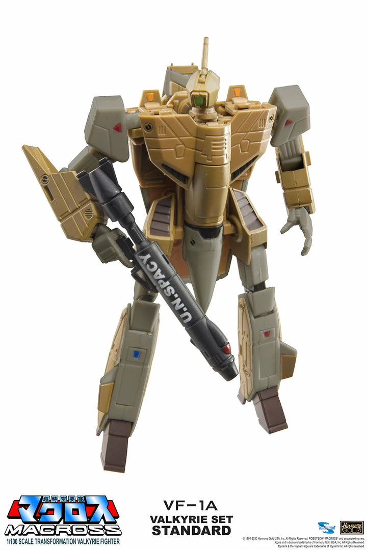 Maybang's Collectibles Toynami Macross Saga Retro Transformable Collection VF-1A Standard Valkyrie Variable Fighter 1/100 Scale Figure 1 Maybang's Collectibles Toynami Macross Saga Retro Transformable Collection VF-1A Standard Valkyrie Variable Fighter 1/100 Scale Figure