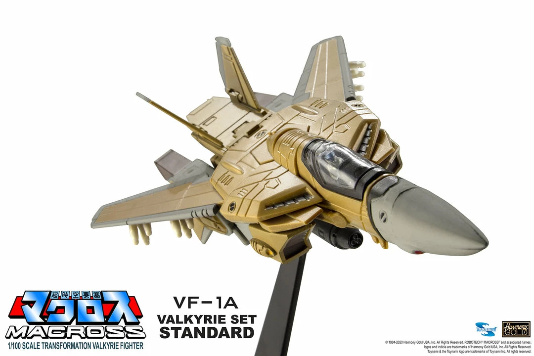Maybang's Collectibles Toynami Macross Saga Retro Transformable Collection VF-1A Standard Valkyrie Variable Fighter 1/100 Scale Figure 3 Maybang's Collectibles Toynami Macross Saga Retro Transformable Collection VF-1A Standard Valkyrie Variable Fighter 1/100 Scale Figure