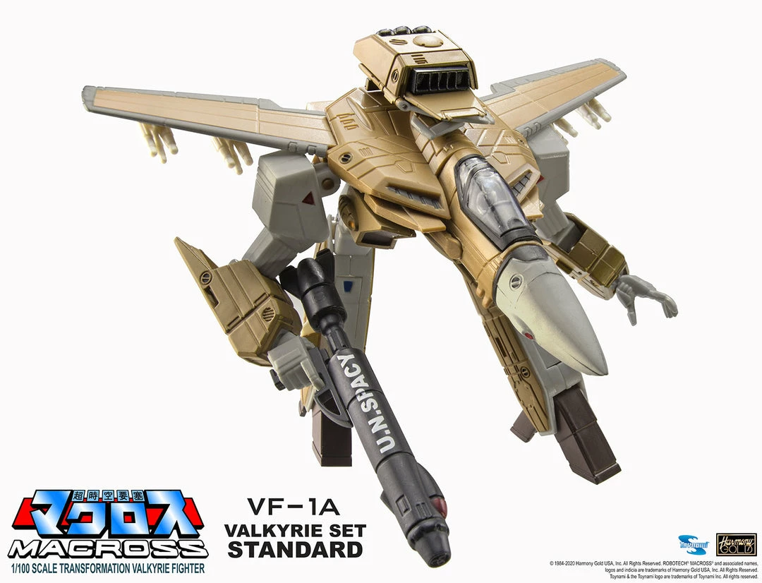 Maybang's Collectibles Toynami Macross Saga Retro Transformable Collection VF-1A Standard Valkyrie Variable Fighter 1/100 Scale Figure 4 Maybang's Collectibles Toynami Macross Saga Retro Transformable Collection VF-1A Standard Valkyrie Variable Fighter 1/100 Scale Figure
