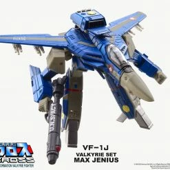 Maybang's Collectibles Toynami Macross Saga Retro Transformable Collection VF-1J Max Jenius Valkyrie Variable Fighter 1/100 Scale Figure