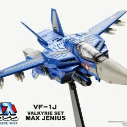 Maybang's Collectibles Toynami Macross Saga Retro Transformable Collection VF-1J Max Jenius Valkyrie Variable Fighter 1/100 Scale Figure