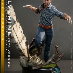 Maybang's Collectibles Hot Toys Marvel X-Men Days Of Future Past Wolverine (1973 Version) (Deluxe Version) 1/6 Scale 12
