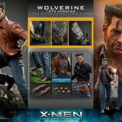 Maybang's Collectibles Hot Toys Marvel X-Men Days Of Future Past Wolverine (1973 Version) (Deluxe Version) 1/6 Scale 12