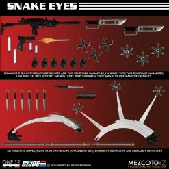 Maybang's Collectibles Mezco Toyz One12 Collective G.I. Joe Snake Eyes Deluxe Edition 1/12 Scale Collectible Figure