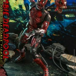 Maybang's Collectibles Hot Toys Marvel Comic Masterpiece Series Zombie Deadpool 1/6 Scale 12" Collectible Figure 26 Maybang's Collectibles Hot Toys Marvel Comic Masterpiece Series Zombie Deadpool 1/6 Scale 12