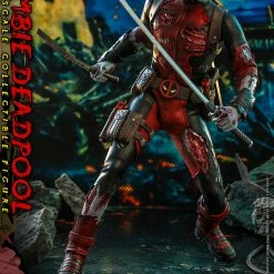 Maybang's Collectibles Hot Toys Marvel Comic Masterpiece Series Zombie Deadpool 1/6 Scale 12" Collectible Figure 30 Maybang's Collectibles Hot Toys Marvel Comic Masterpiece Series Zombie Deadpool 1/6 Scale 12