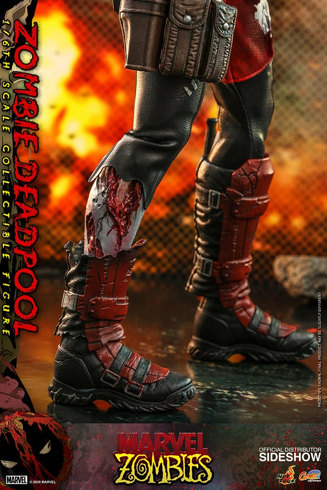 Maybang's Collectibles Hot Toys Marvel Comic Masterpiece Series Zombie Deadpool 1/6 Scale 12" Collectible Figure 11 Maybang's Collectibles Hot Toys Marvel Comic Masterpiece Series Zombie Deadpool 1/6 Scale 12" Collectible Figure