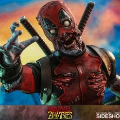 Maybang's Collectibles Hot Toys Marvel Comic Masterpiece Series Zombie Deadpool 1/6 Scale 12" Collectible Figure 37 Maybang's Collectibles Hot Toys Marvel Comic Masterpiece Series Zombie Deadpool 1/6 Scale 12